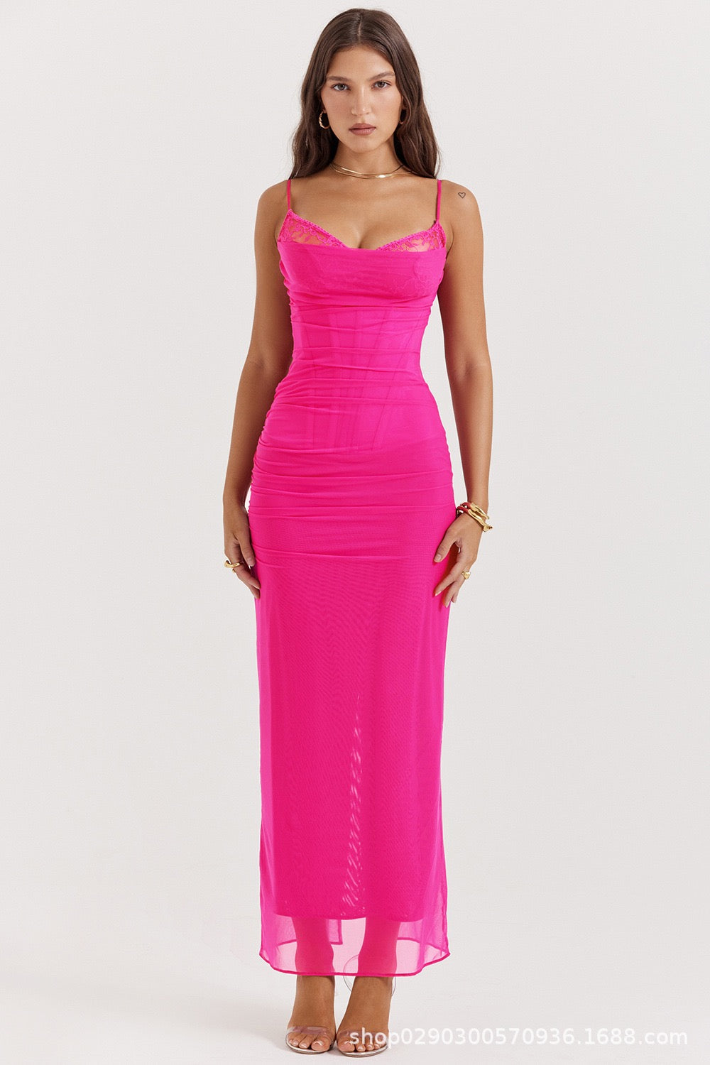 #388 Pink dress