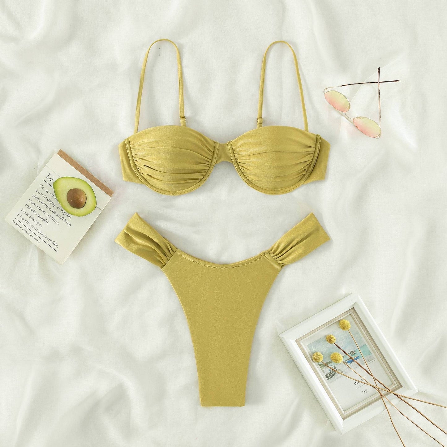 #014  Mustard BIKINI