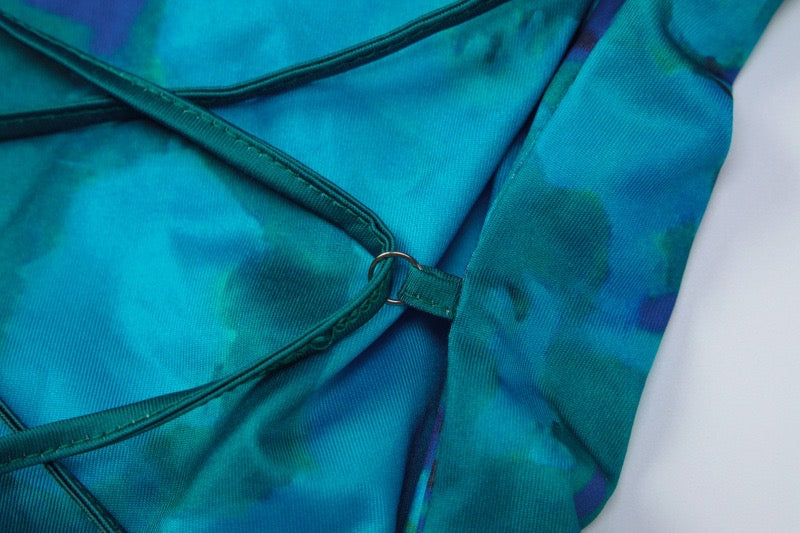 #Bm334 Strings blue dress