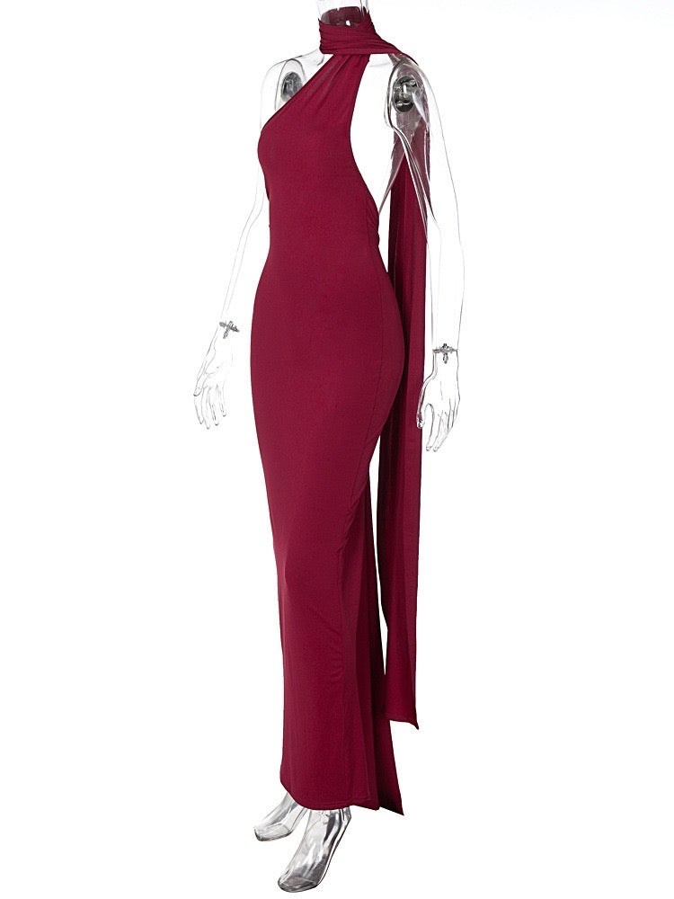 #n386 WINE DRESS