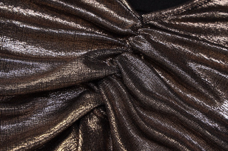 #cm312 Shiny brown dress