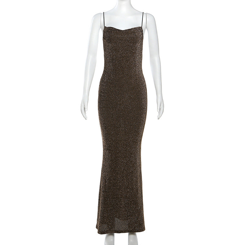 #N Brown dress
