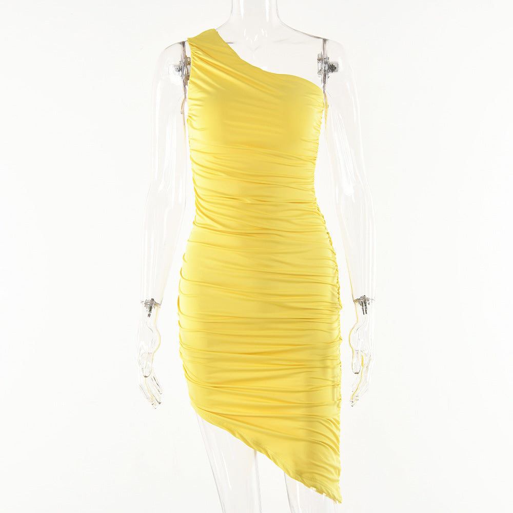 #DM001 LEMON MINI DRESS
