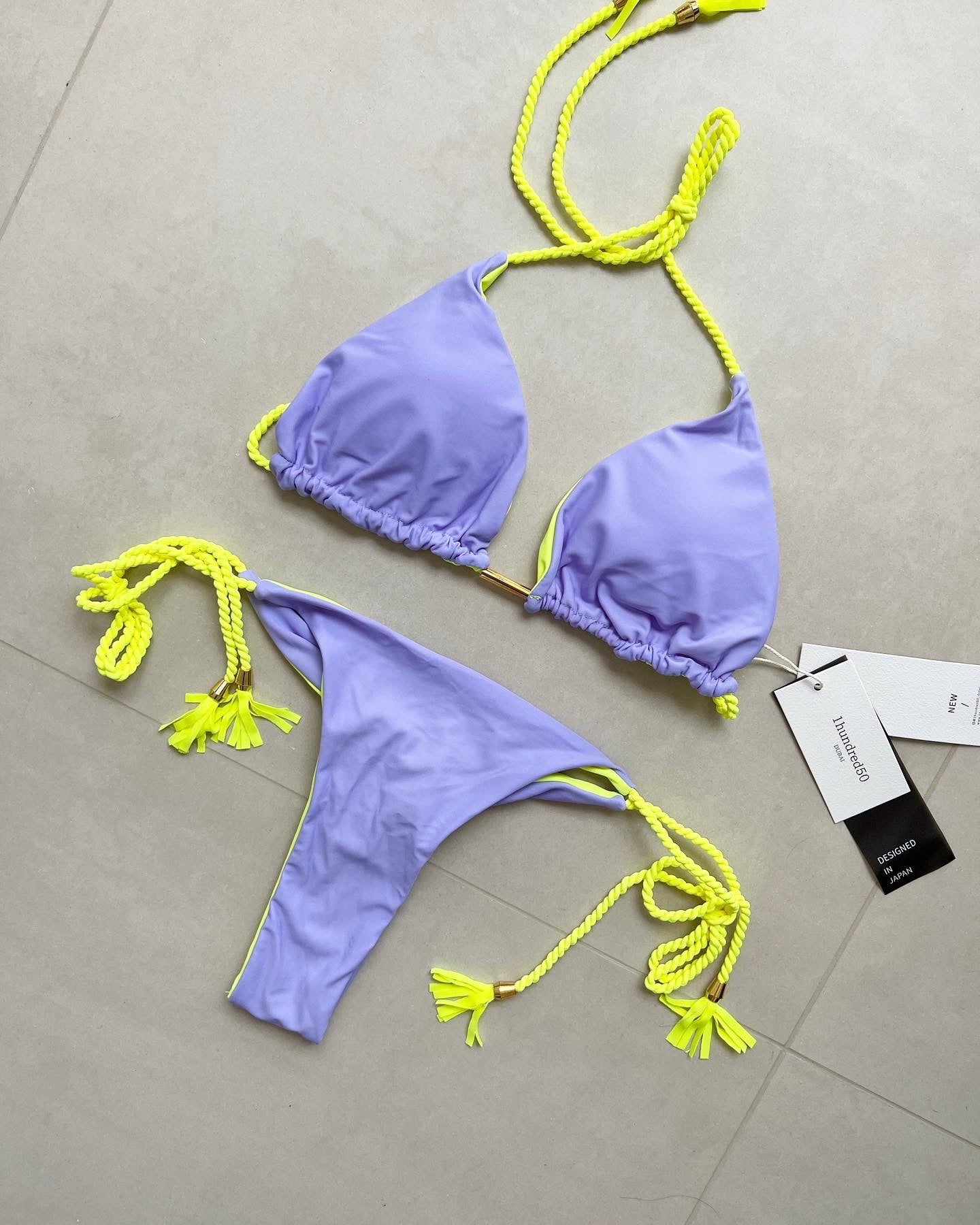 #019 MURASAKI KIIRO BIKINI