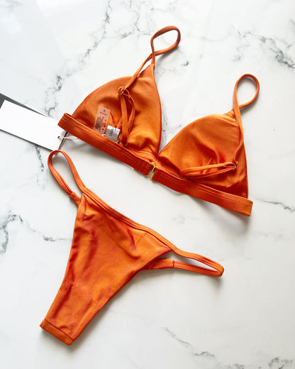 #054 Shiny Orange Bikini