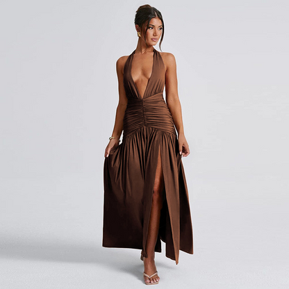 #A339 Brown dress