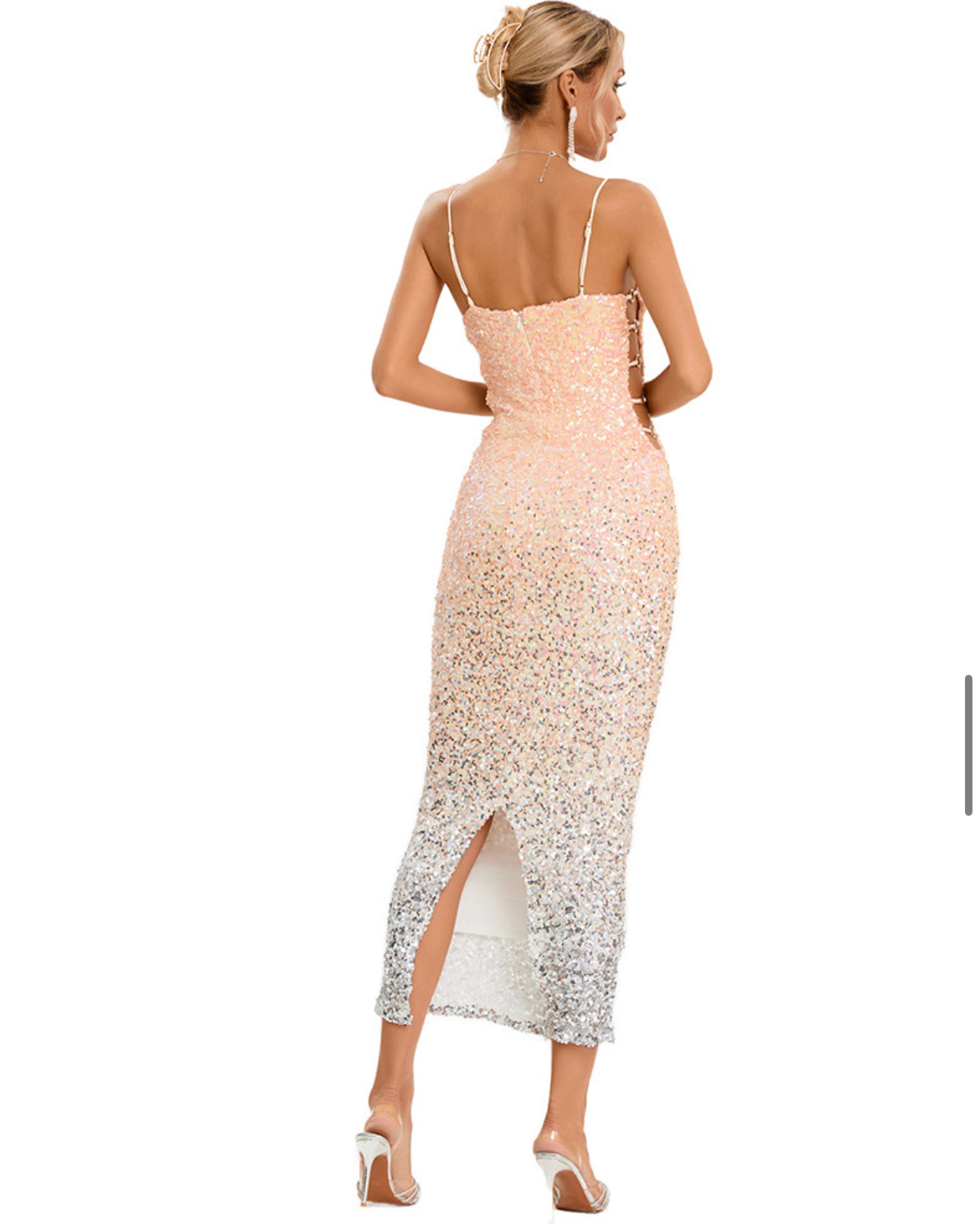 Gradation Sparkle Dress