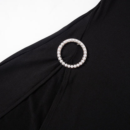 #e301 Black Pearl Dress