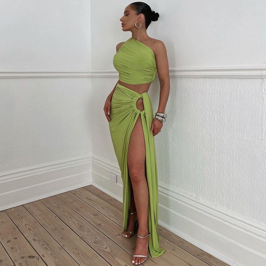 #322 Green dress