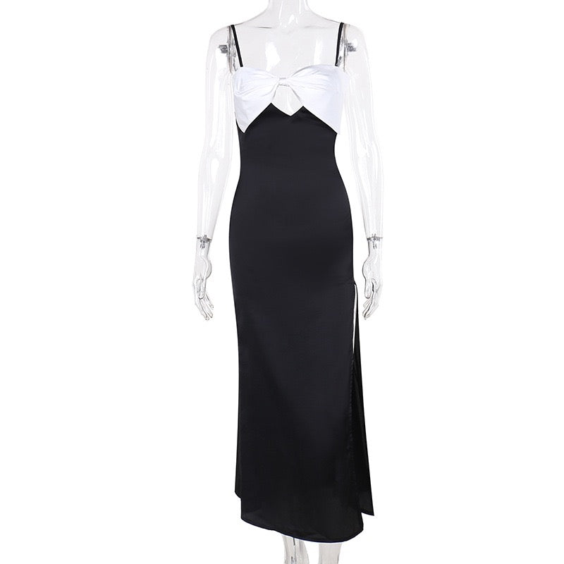 345 White ribbon black dress 1hundred50 345 White ribbon black dress 1hundred50