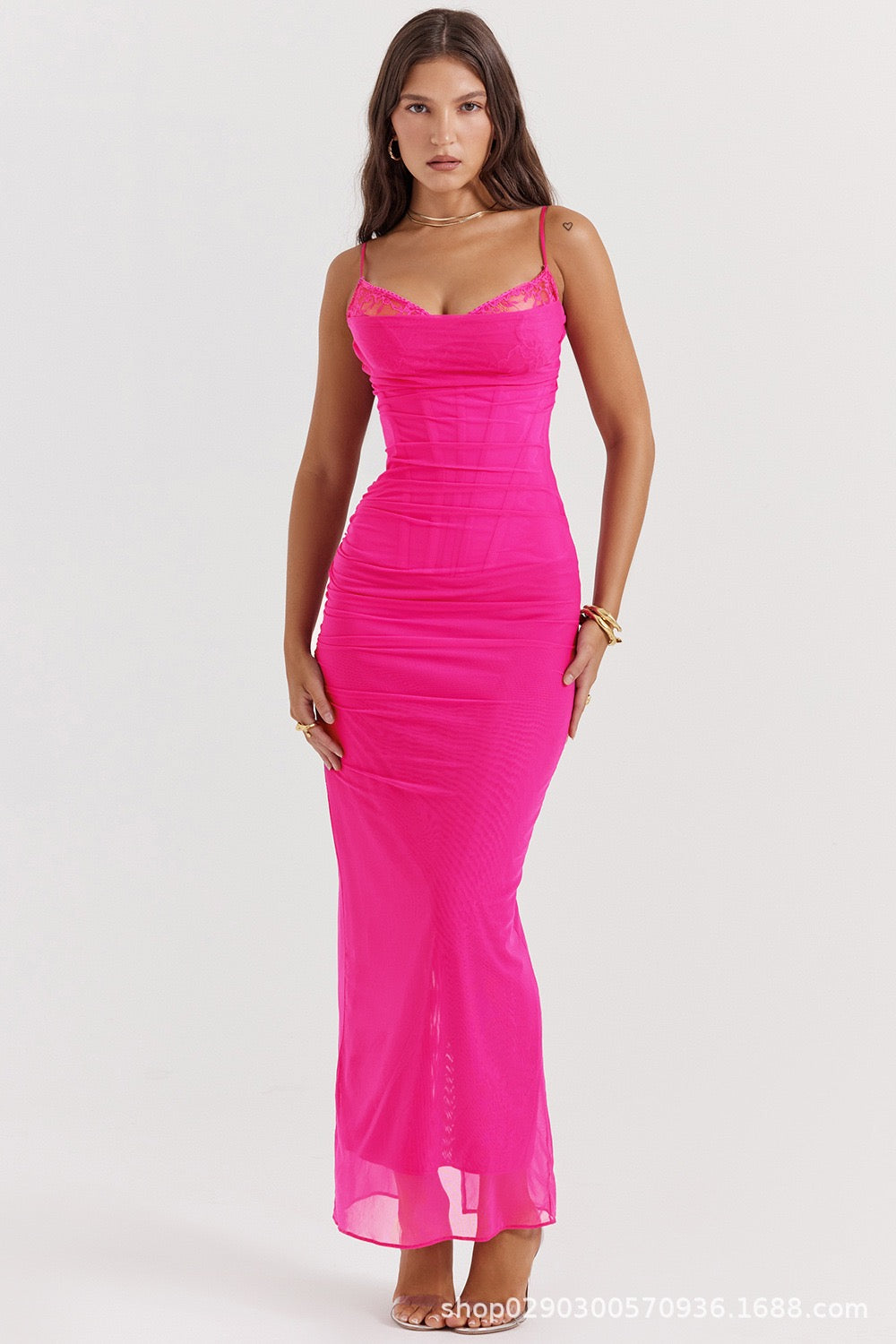 #388 Pink dress