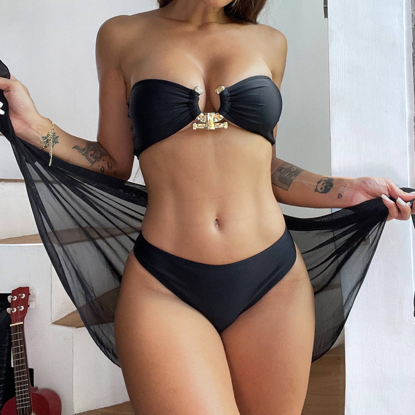 #018 BLACK SET BIKINI