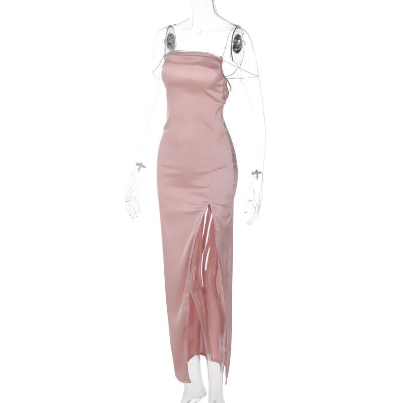 #N393 Pink spark dress