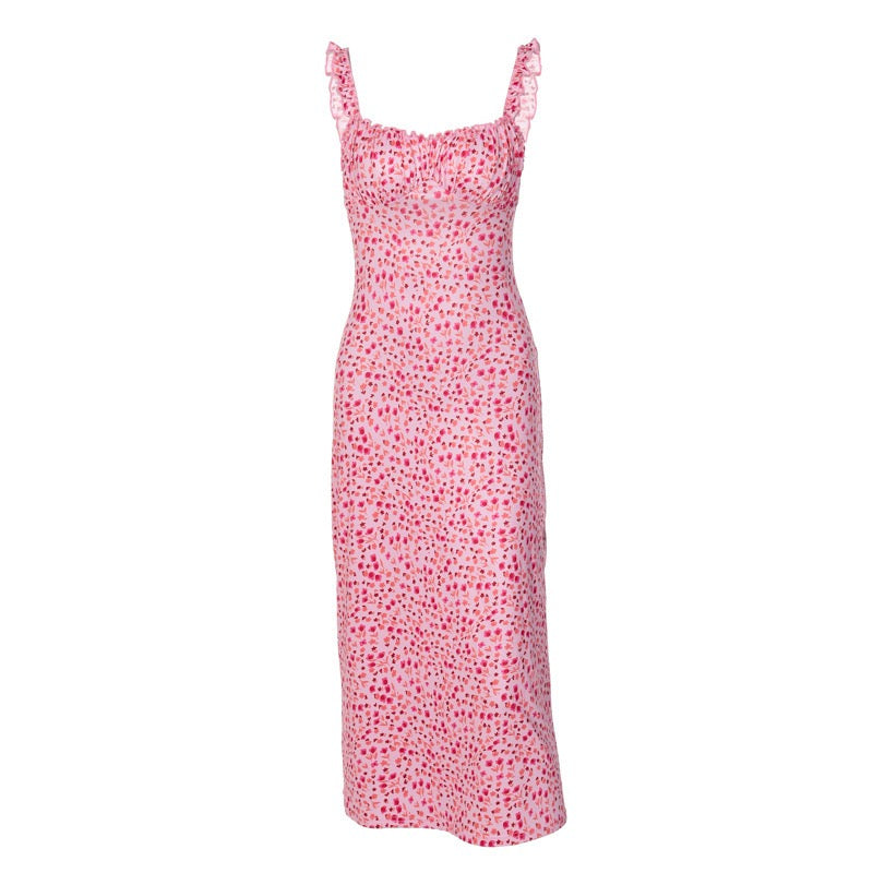 #c395 Pink dress