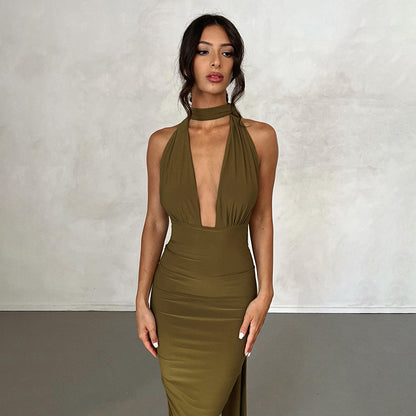 #f375 Olive DRESS